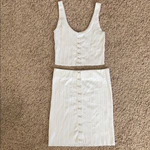 Two piece forever 21 top and skirt